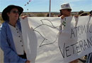 M.T. protests at the Nevada Test Site